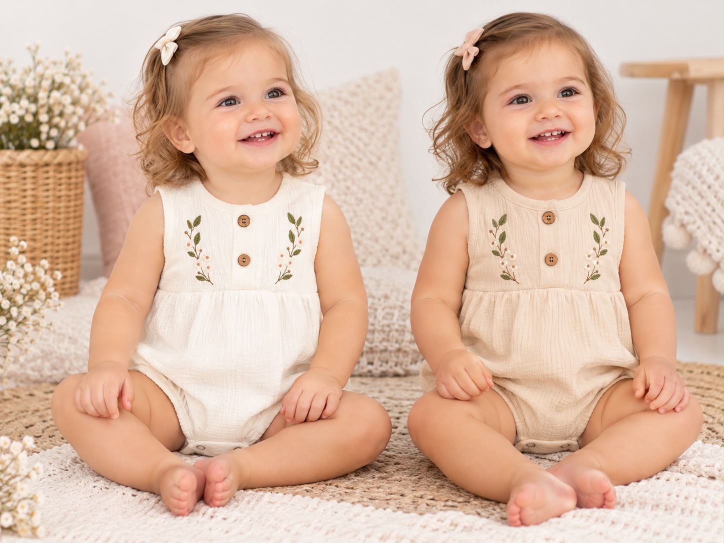 Body Sin Manga Bambula Cuello Mao “Yaby” T.(0-3/3-6/6-9/9-12/12-18 meses) Art.27045