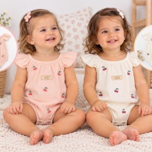 Body Bambula Estampado con volados “Yaby” T.(0-3/3-6/6-9/9-12/12-18 meses) Art.27046